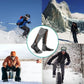 Battery-powered heated winter socks that warm the toes, worn up to mid-calf