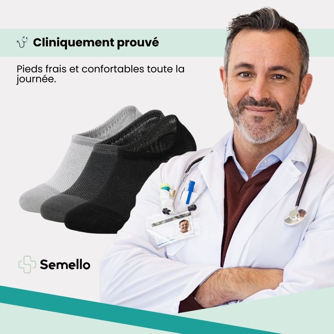 Thin bamboo fiber socks in black, white and mixed colors, sitting just above the ankle