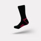 Waterproof outdoor socks pulled up the calf for hiking and cycling