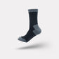 Waterproof outdoor socks pulled up the calf for hiking and cycling