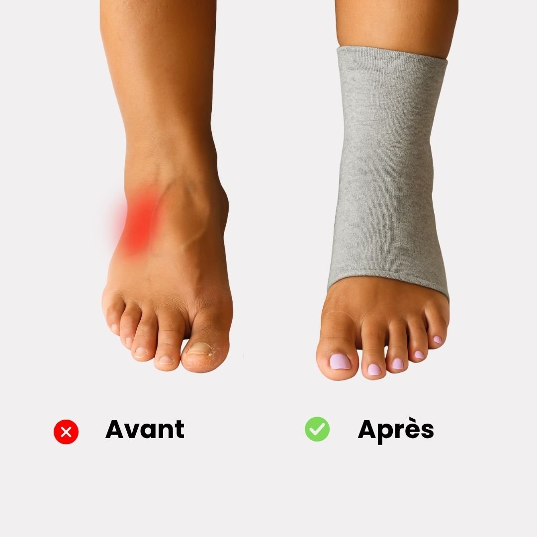 Bamboo fiber socks with a light compression knit along the calf