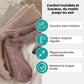 Soft wool socks for women in gray, purple, pink, black and white, sold in packs of three