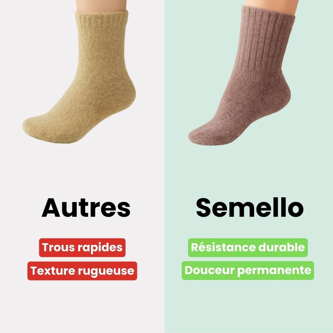 Soft wool socks for women in gray, purple, pink, black and white, sold in packs of three