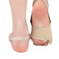 Gel sleeve pulled over the little toe to cushion a bunionette