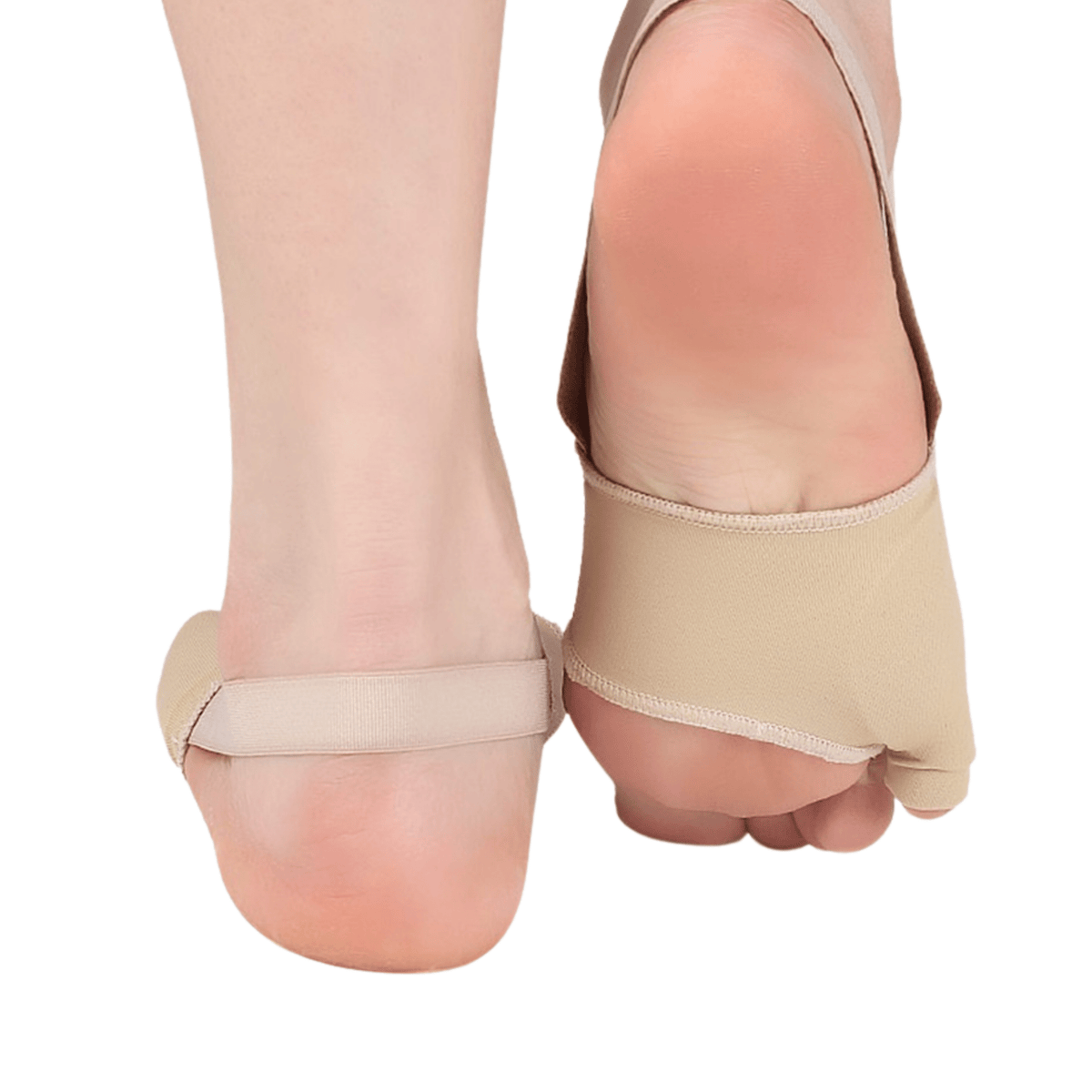 Gel sleeve pulled over the little toe to cushion a bunionette