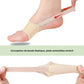 Gel sleeve pulled over the little toe to cushion a bunionette