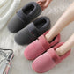 Lined house slippers with an anatomical footbed, in pink, caramel, gray and purple