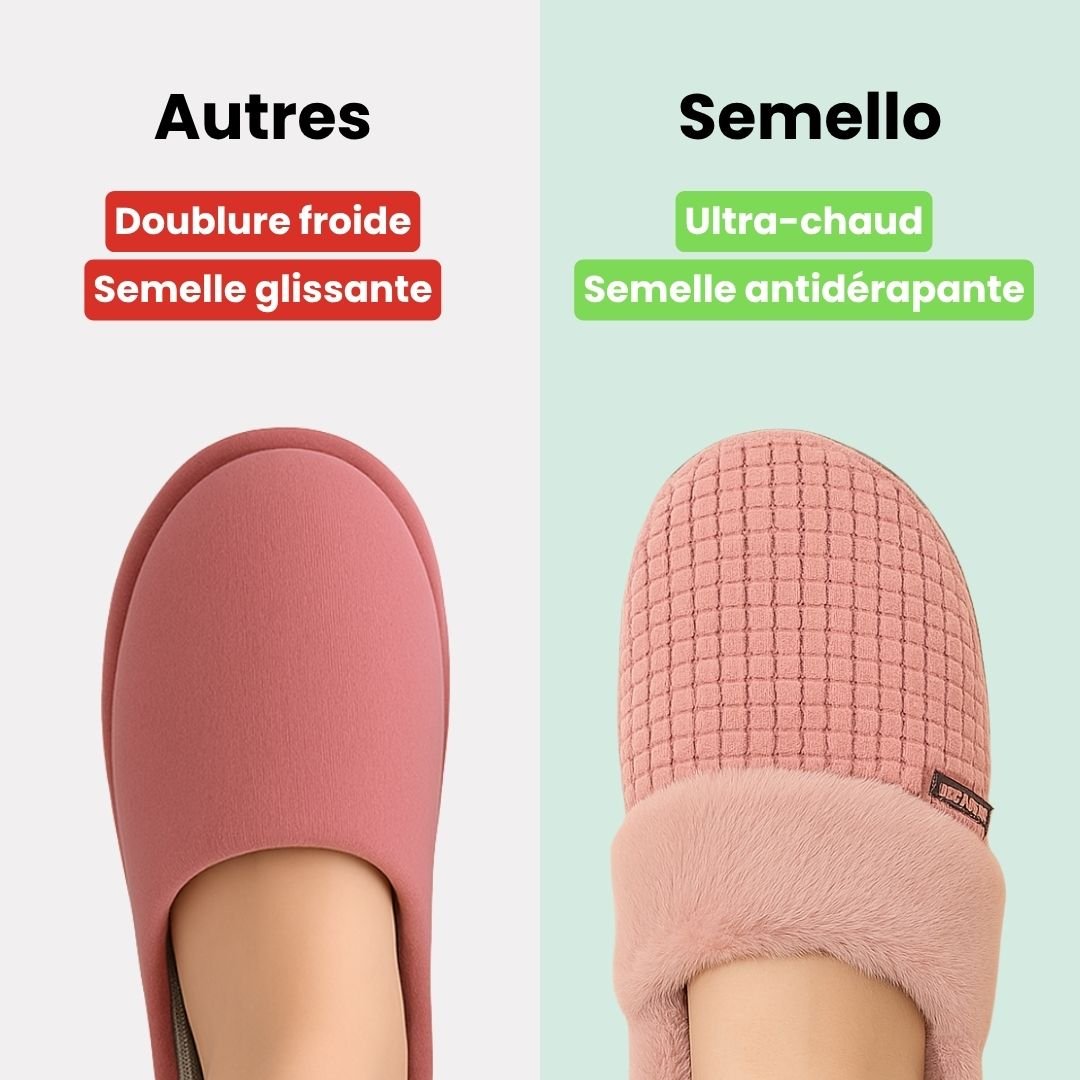 Lined house slippers with an anatomical footbed, in pink, caramel, gray and purple