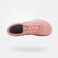 Wide anatomical shoes with extra room at the bunion, in pink, black, gray and beige