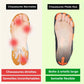 Barefoot shoes with a wide toe box that lets the toes spread, in black, gray, red and blue