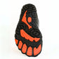 Barefoot sneakers with a thin flexible sole and wide toe box, in black, gray, green and red