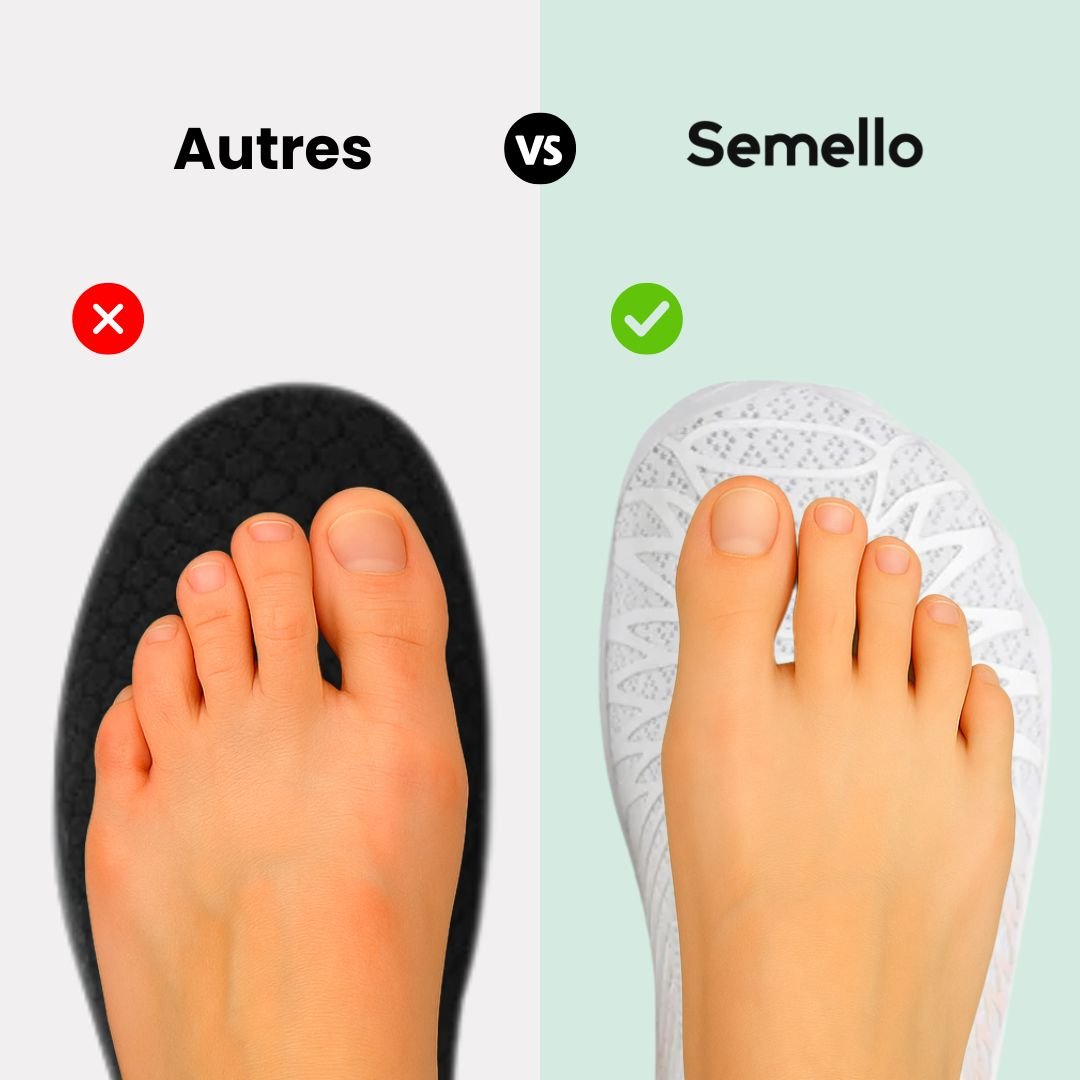 Lightweight barefoot shoes on a 4 mm flexible sole with a roomy toe box