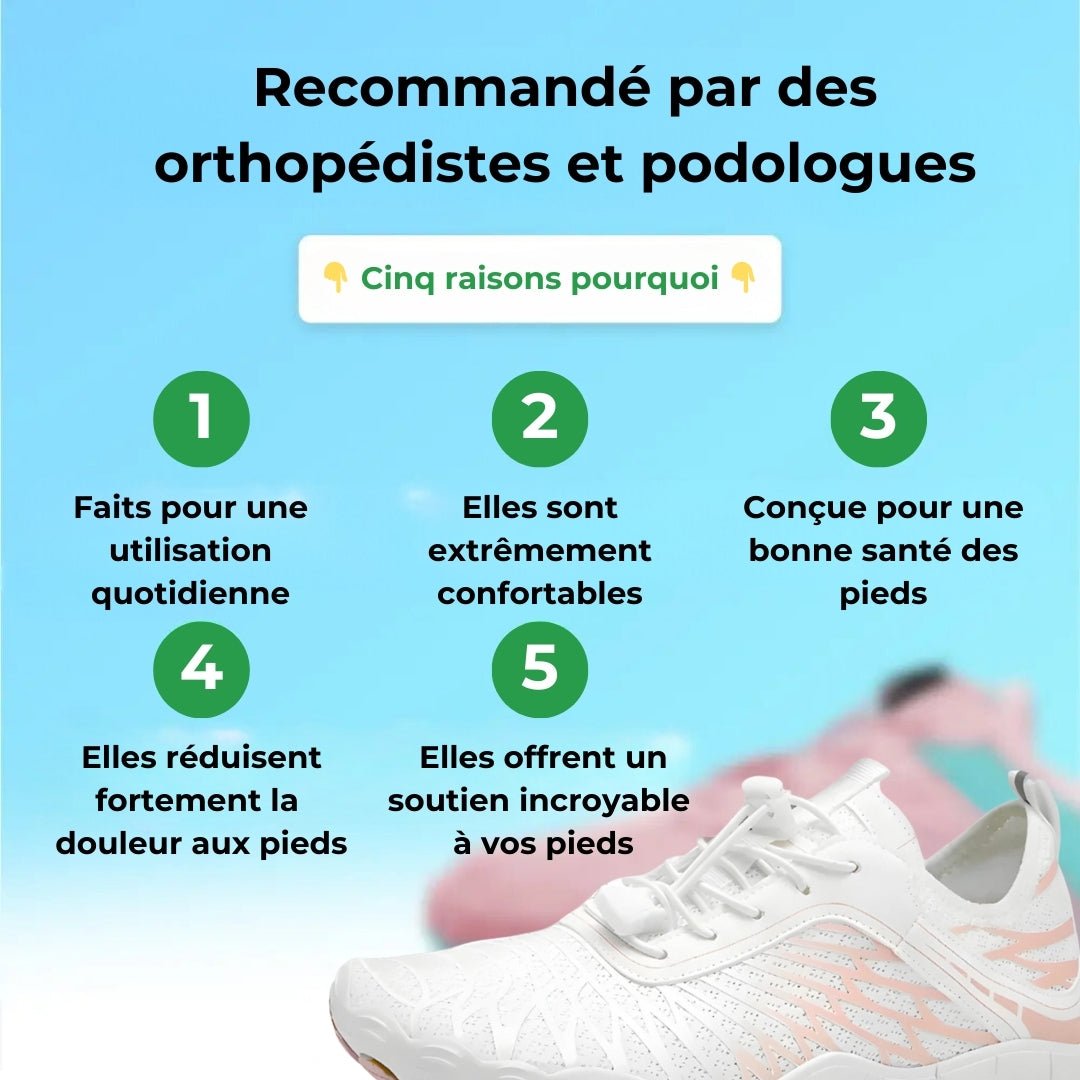 Lightweight barefoot shoes with a wide toe box and flat 4 mm sole, in white, black, blue or red