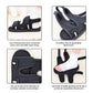 Post-op recovery shoe with an open adjustable upper that fits over a bandage or cast
