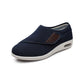 Women's orthopedic shoes closed by a hook-and-loop strap across the instep