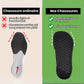 Wide anatomical shoes with extra room at the bunion, in pink, black, gray and beige