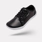 Caramel leather barefoot shoes with a wide toe box and a thin flexible sole