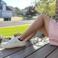Caramel leather barefoot shoes with a wide toe box and a thin flexible sole