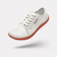Caramel leather barefoot shoes with a wide toe box and a thin flexible sole