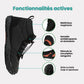 Insulated barefoot shoes in black, brown and navy with a thin flexible sole