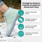 Green winter barefoot shoes with a lined upper and a flat wide toe box