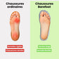 Green winter barefoot shoes with a lined upper and a flat wide toe box