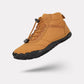 Insulated barefoot shoes in black, brown and navy with a thin flexible sole