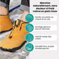 Waterproof winter barefoot shoes with a thin sole and warm lining, in brown, black, gray or blue