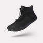 Waterproof winter barefoot shoes with a thin sole and warm lining, in brown, black, gray or blue