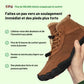 Fleece-lined waterproof winter barefoot shoes in brown, black and olive green