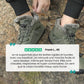 Fleece-lined waterproof winter barefoot shoes in brown, black and olive green