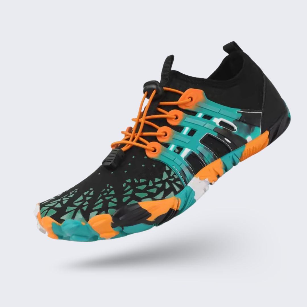 Lightweight kids beach shoes with quick-drying mesh uppers and thin flexible soles