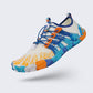 Lightweight kids beach shoes with quick-drying mesh uppers and thin flexible soles