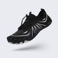 Quick-drying beach water shoes with a flexible grip sole, in gray, plum and platinum
