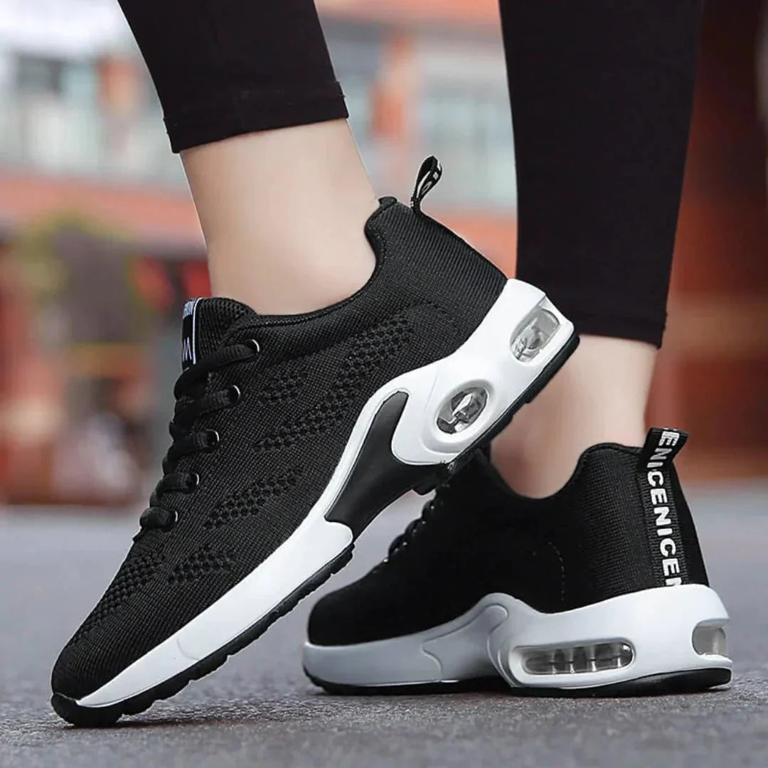 Women's orthopedic dress shoes with a low heel and a built-in arch support