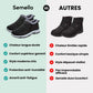 Men's insulated cotton winter shoes with a padded collar around the ankle