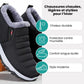 Men's insulated cotton winter shoes with a padded collar around the ankle