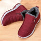 Men's insulated cotton winter shoes with a padded collar around the ankle