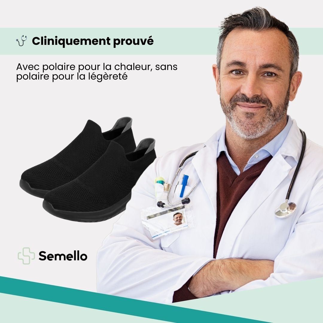 Women's orthopedic high-top shoes that rise over the ankle, in black, pink and gray