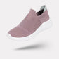 Women's orthopedic high-top shoes that rise over the ankle, in black, pink and gray