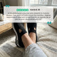 Lightweight breathable summer shoes for women with a cushioned arch-support sole, in cream and green