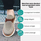 Gray casual orthopedic shoes for men with a lace-up front and thick cushioned sole