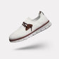 Gray casual orthopedic shoes for men with a lace-up front and thick cushioned sole