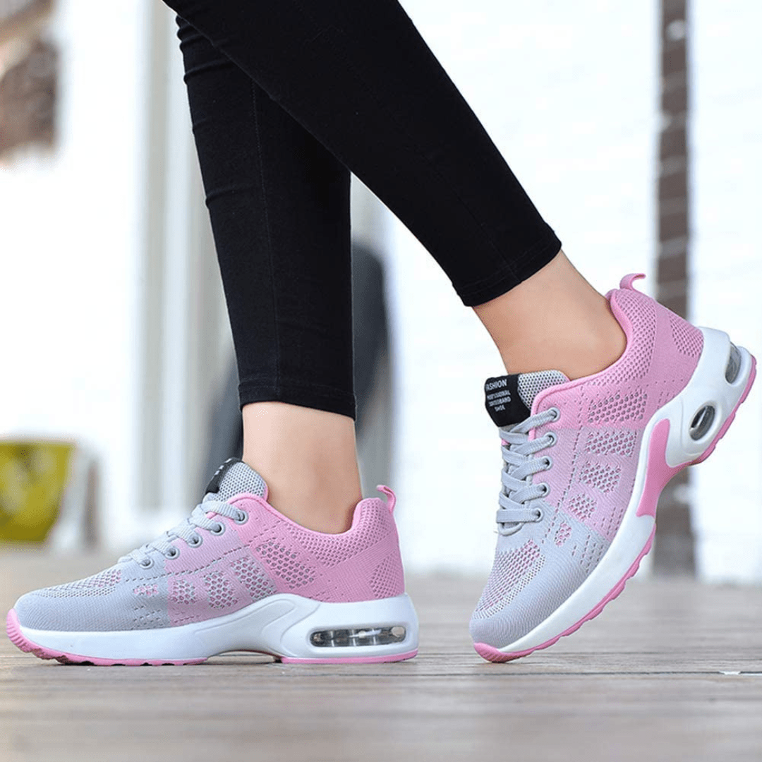Women's orthopedic dress shoes with a low heel and a built-in arch support
