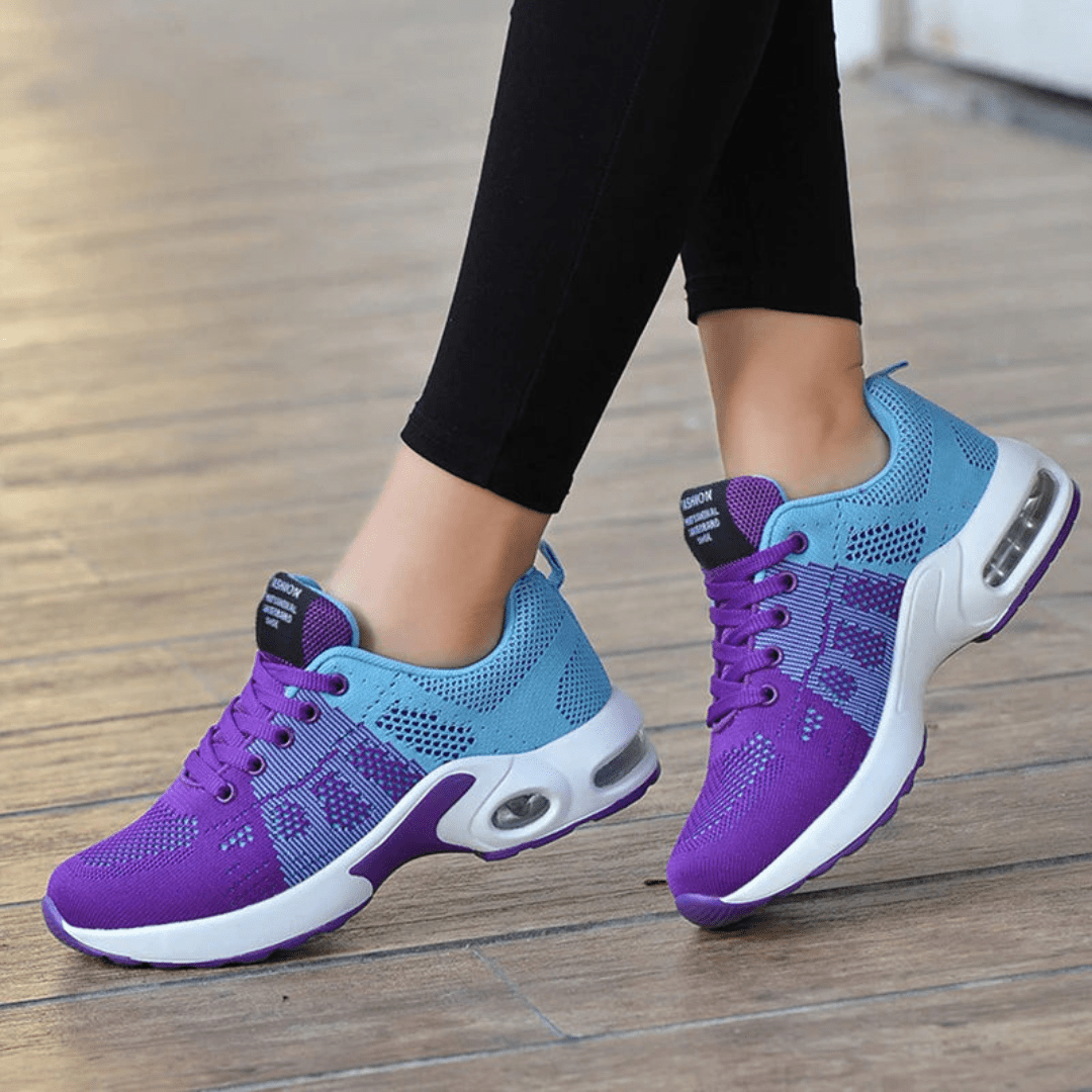 Women's orthopedic dress shoes with a low heel and a built-in arch support