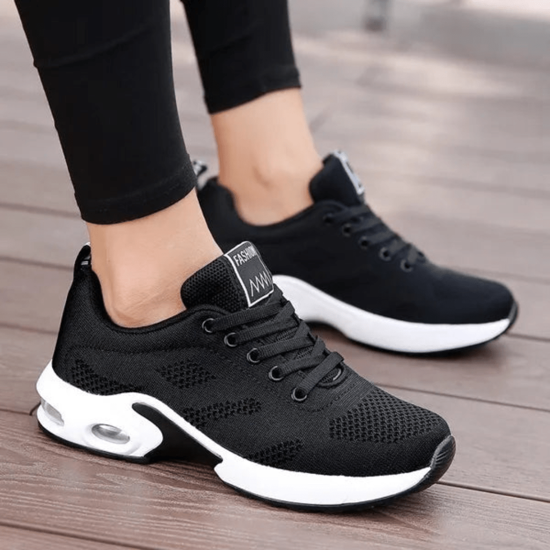 Women's orthopedic dress shoes with a low heel and a built-in arch support