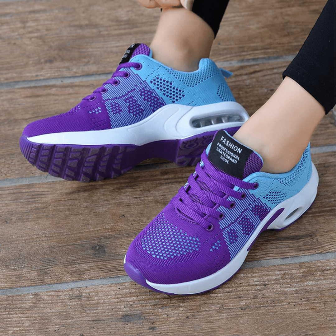 Women's orthopedic dress shoes with a low heel and a built-in arch support