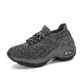 Orthopedic comfort shoes with a cushioned sole, in black, gray, white and pink
