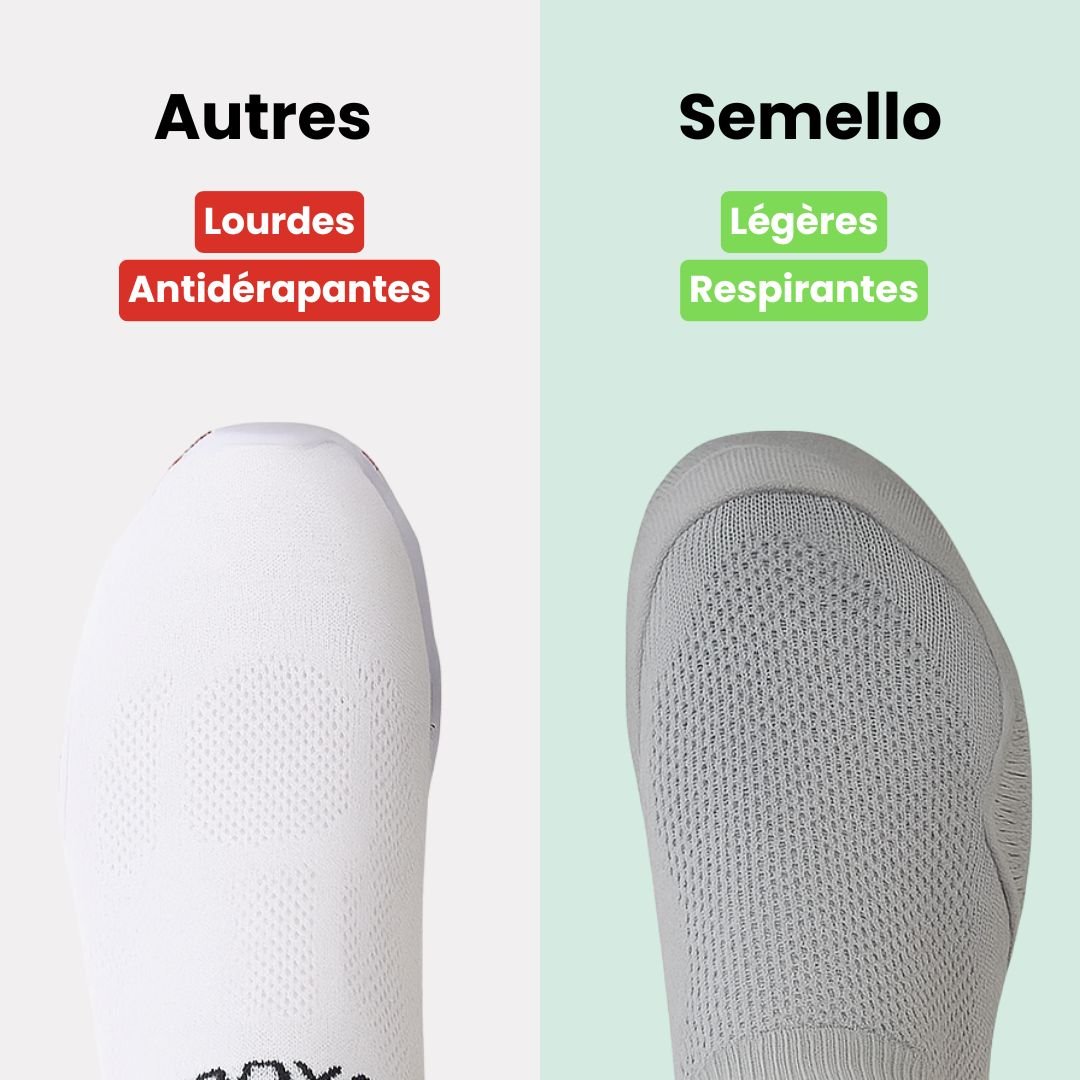 Soft barefoot style orthopedic shoes with a thin flexible sole, in gray, black, white or purple