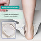 Elastic orthopedic brace with adjustable straps wrapped around the ankle